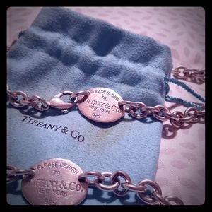 Tiffany & Co necklace and bracelet set